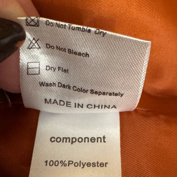 Women's Diamond Quilted Jacket in Pumpkin/Orange color way - Picture 5 of 5